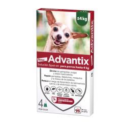 COPEMA PIPETA ADVANTIX PERRO HASTA 4 KG (4 x 0,4 ML)