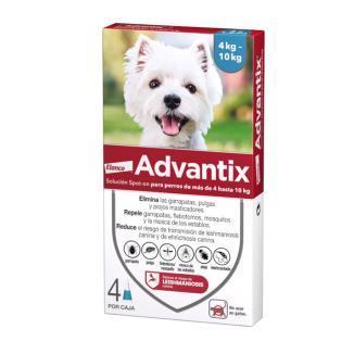COPEMA PIPETA ADVANTIX PERRO DE 4 A 10KG (4 x 1,0 ML)