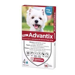 COPEMA PIPETA ADVANTIX PERRO DE 4 A 10KG (4 x 1,0 ML)