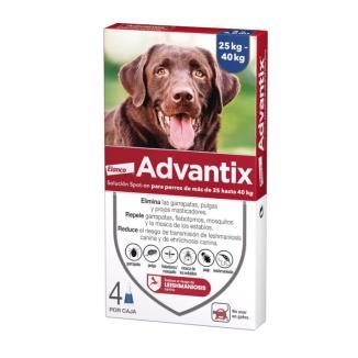 COPEMA PIPETA ADVANTIX PERRO + 25KG (4 x 4.0 ML)