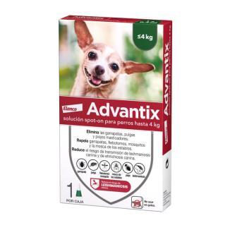 COPEMA PIPETA ADVANTIX PERROS HASTA 4 KG
