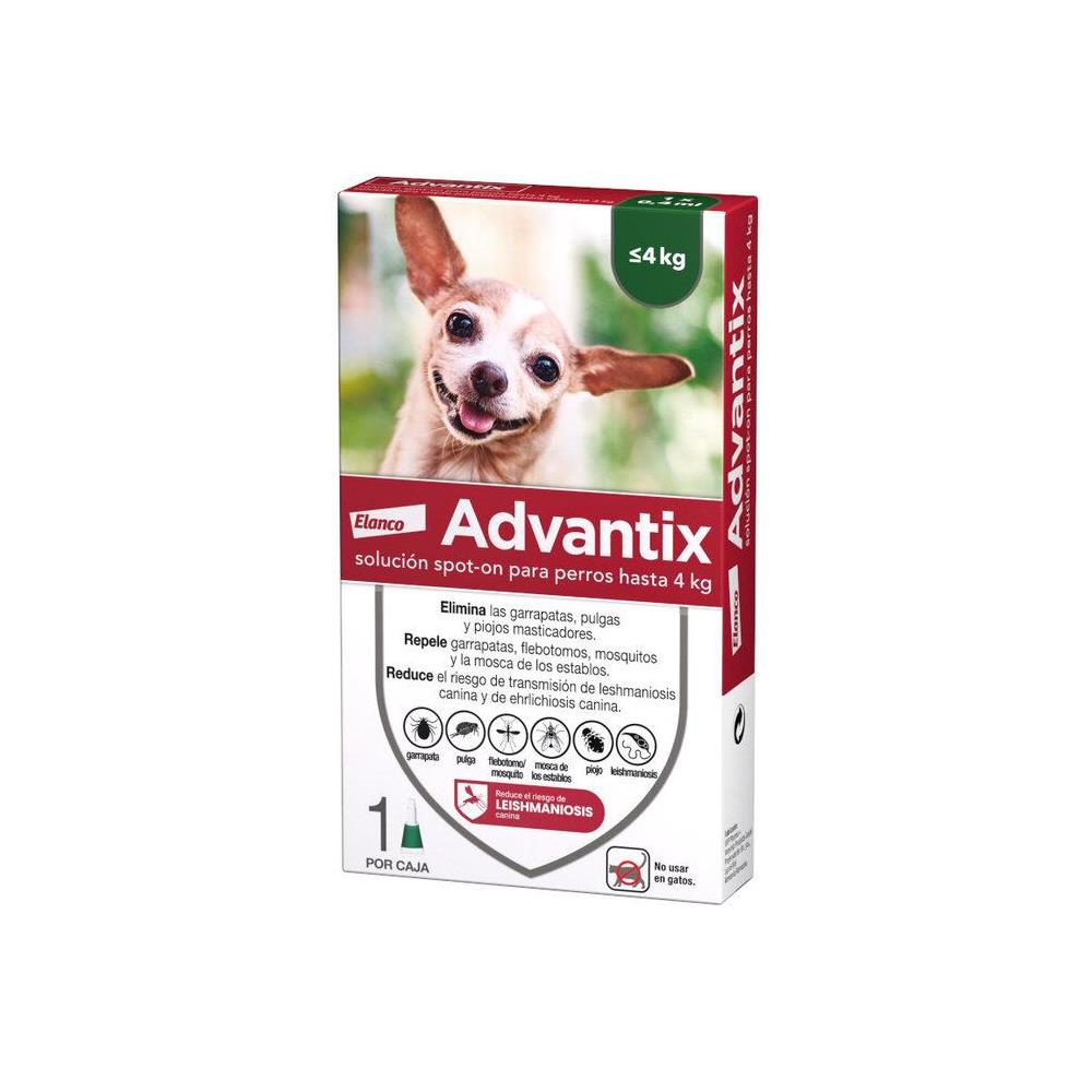 COPEMA PIPETA ADVANTIX PERROS HASTA 4 KG