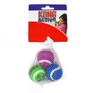 AIR KONG TENNIS BALLS WHITH BELLS X 3