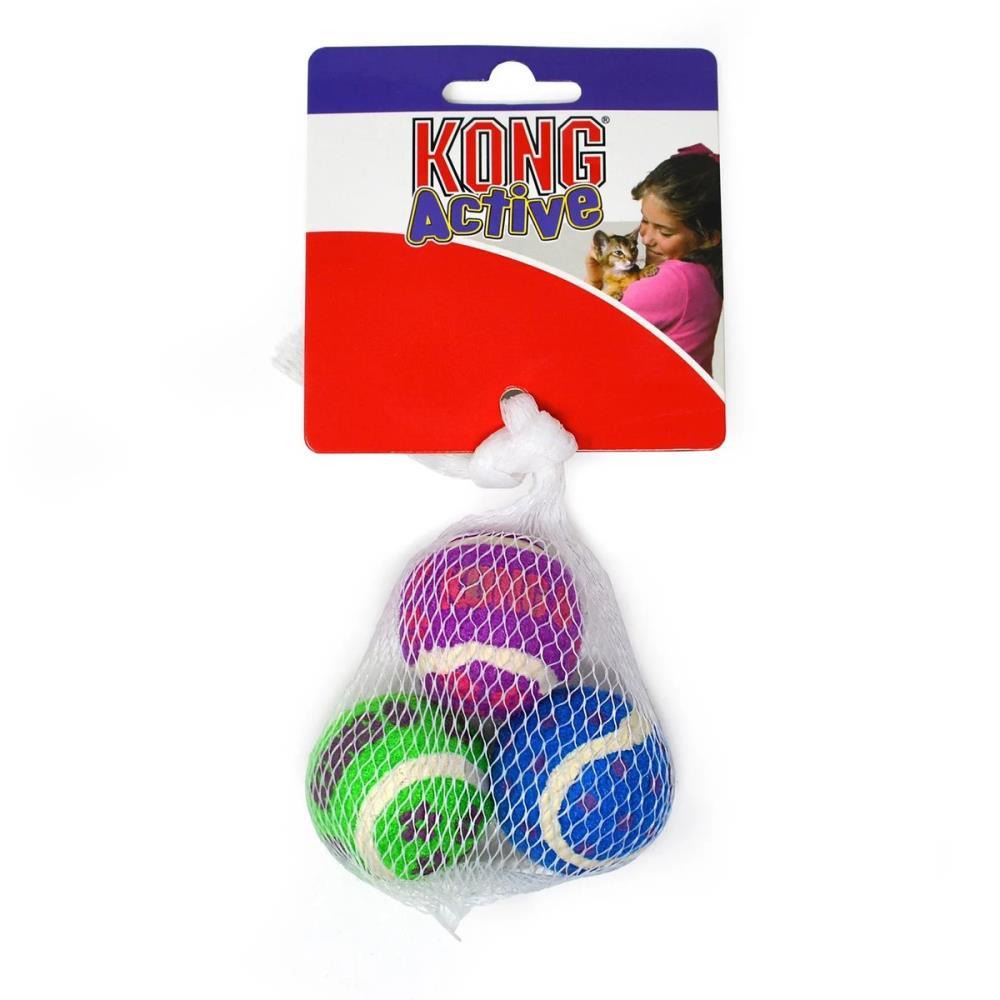 AIR KONG TENNIS BALLS WHITH BELLS X 3