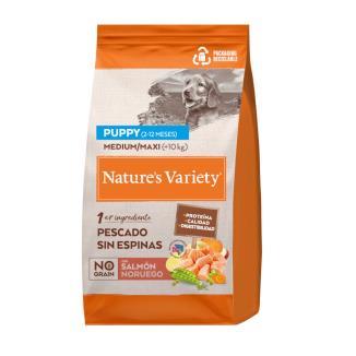 NATURE´S VARIETY DOG NO GRAIN PUPPY MD/MX SALMON 10KG