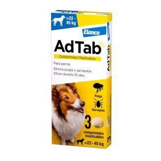 ADTAB DOG MASTICABLE  22-45KG    3-COMPRIMIDOS