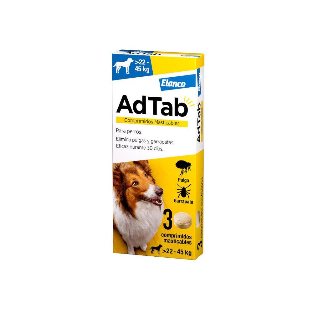 ADTAB DOG MASTICABLE  22-45KG    3-COMPRIMIDOS