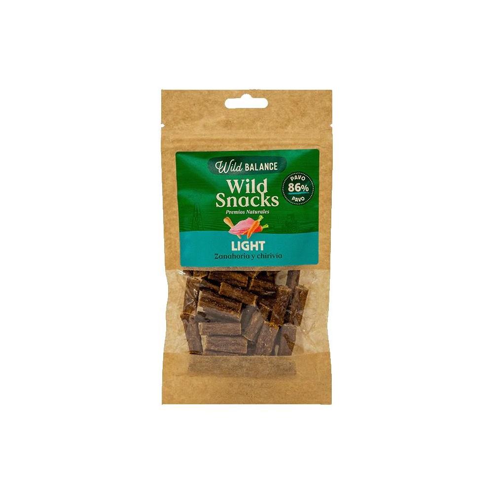 WILD BALANCE SNACKS LIGHT PAVO ZANAHORIA Y CHIRIVIA 75GR