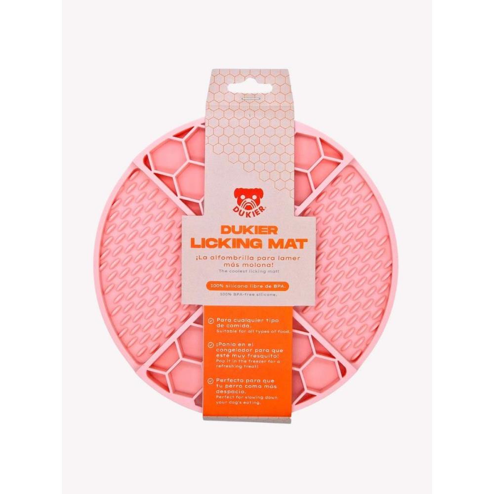 DUKIER LICK MAT PARA PERRO PINK