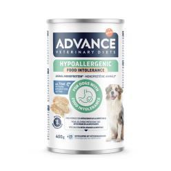 ADV VET. DIETS DOG LATA HYPOALLERGENIC TRUCHA 400G