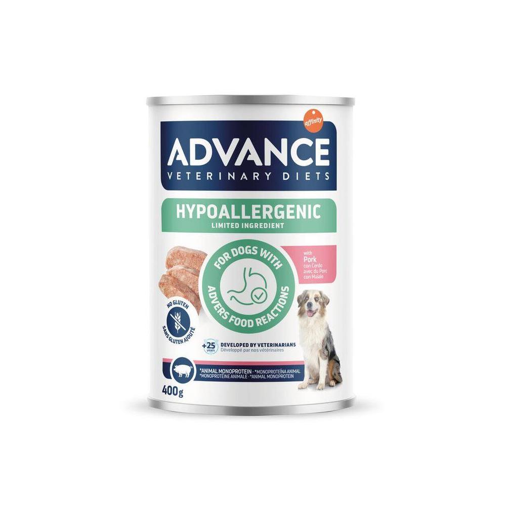 ADV. VET. DIETS DOG LATA HYPOALLERGENIC CERDO 400G