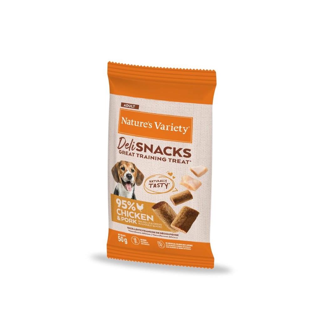 NATURE´S VARIETY DELI SNACKS CHICKEN & PORK 50GR