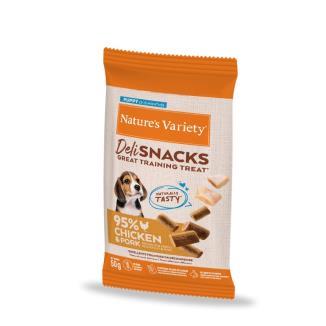 NATURE´S VARIETY DELISNACKS PUPYY CHICKEN & PORK 50GR