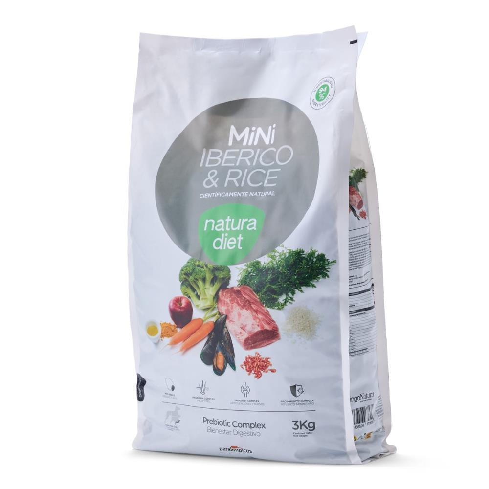 NATURA DIET DOG IBERICO & RICE MINI 3KG