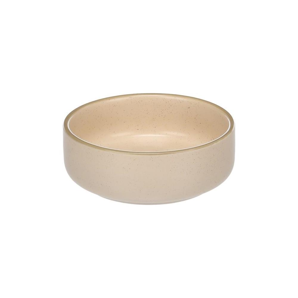 FLAMINGOV COMEDERO Y BEBEDERO LADO REDONDO BEIGE 750ML