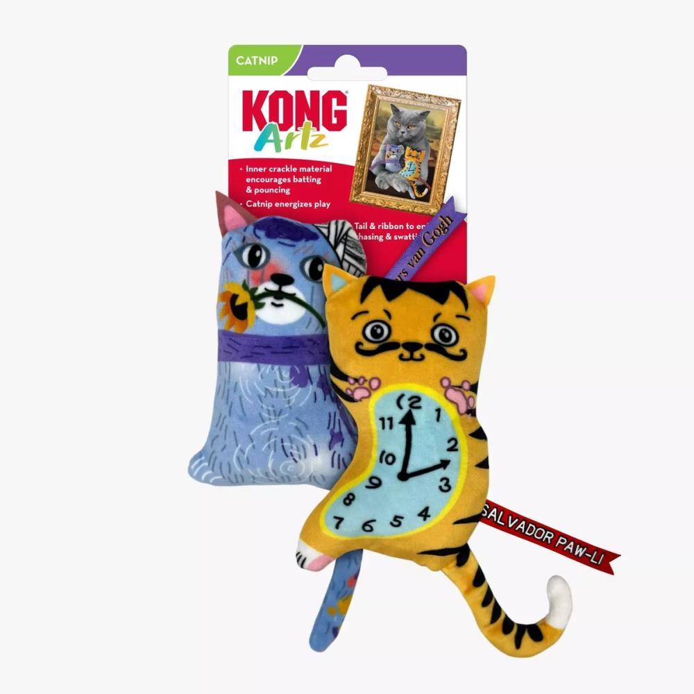 KONG CAT ARTZ DALI/VAN GOGH-2PK