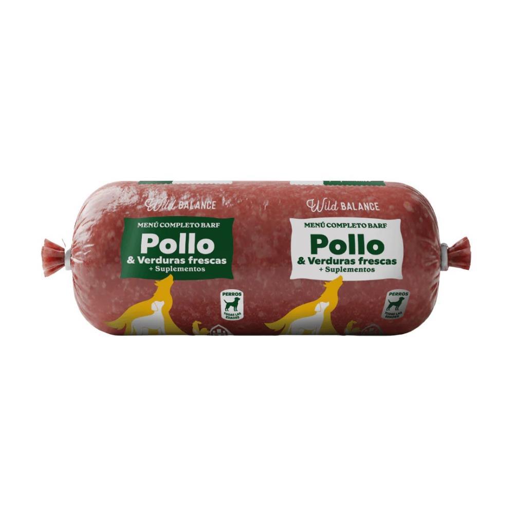 PERROS BARF DE POLLO 0.5KG WILD BALANCE