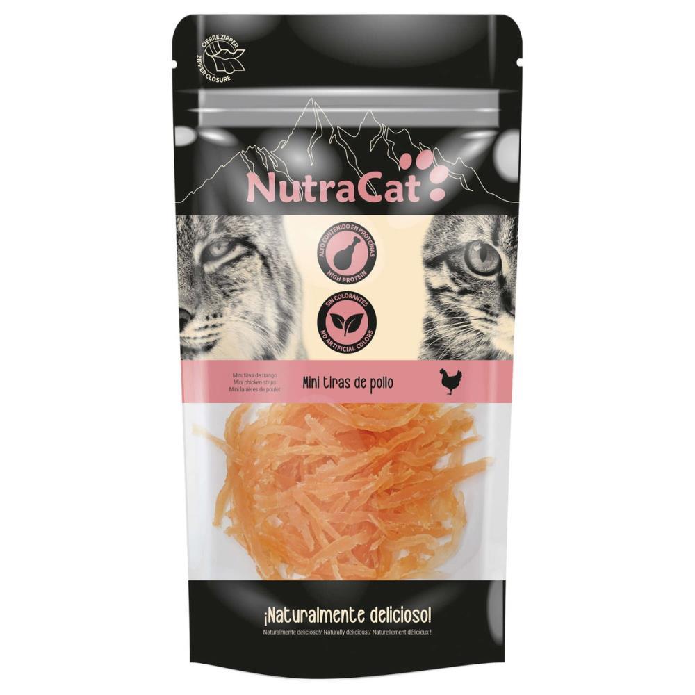 NUTRA CAT MINI TIRAS DE POLLO 50G