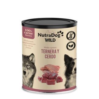 NUTRADOG WILD CERDO Y TERNERA PREM. 200GR