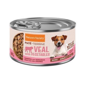 NATURE´S VARIETY DOG MINI ADULT  PATE TERNERA CON VERDURA 200GR
