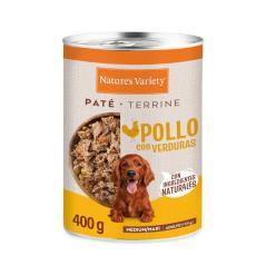 NATURE´S VARIETY DOG MED/MAXI  PATE POLLO CON VERDURAS 400GR