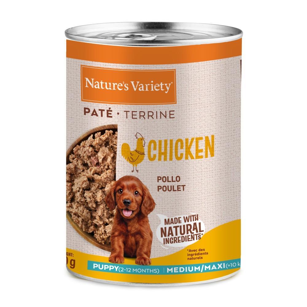 NATURE´S VARIETY DOG PUPPY MED/MAX PATE POLLO 400GR