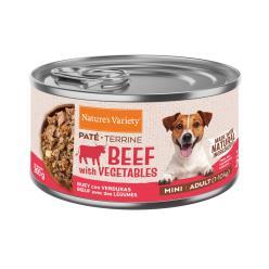 NATURE´S VARIETY DOG MINI ADULT PATE BUEY CON VERDURAS 200GR