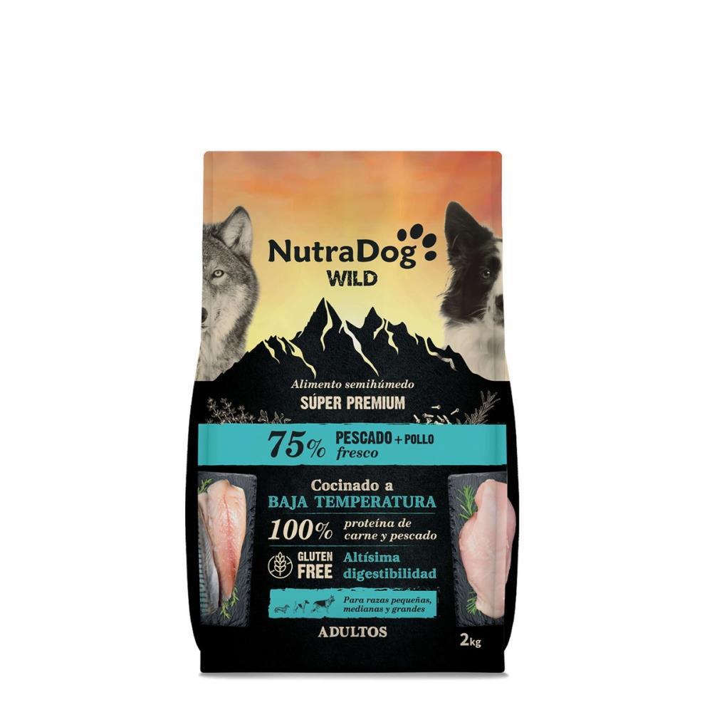 NUTRADOG WILD SEMIHÚMEDO 10KG PESCADO + POLLO