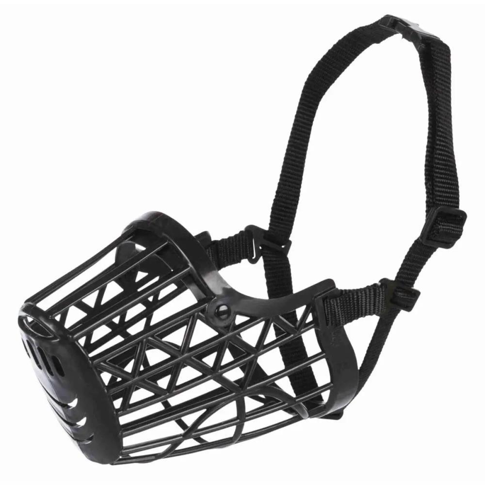 TRIXIE BOZAL PLASTICO NEGRO S-M 20CM