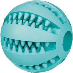 TRIXIE PELOTA DENTAL FUN CAUCHO NATURAL 5 CM CON MENTA