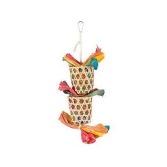 JUGUETA NATURAL CON CUERDA SISAL 35CM