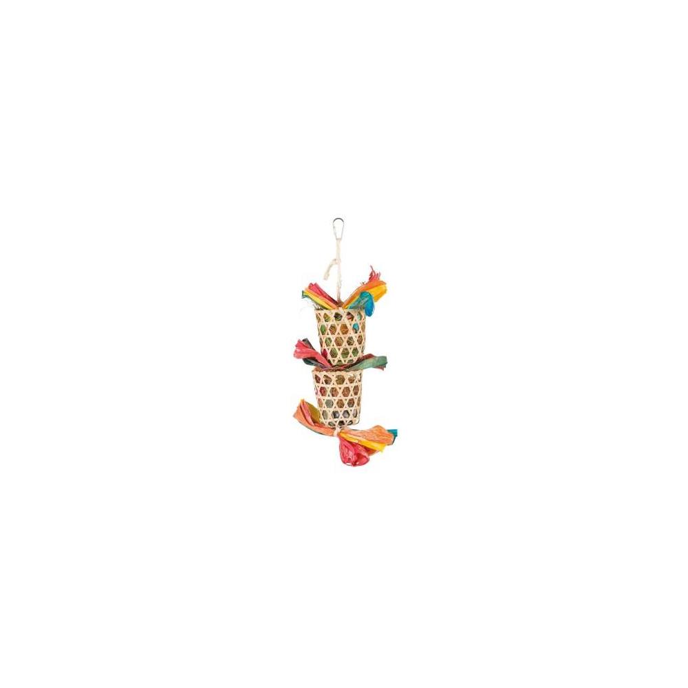 JUGUETA NATURAL CON CUERDA SISAL 35CM