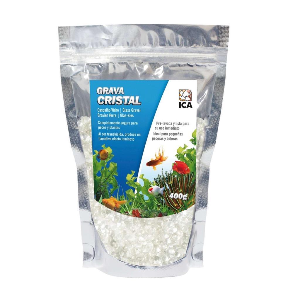 GRAVA CRISTAL TRANSPARANTE 400GR