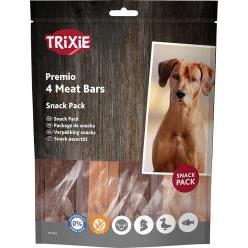 TRIXIE 4 MEAT BARS, POLLO PATO LAMB SALMON 400G