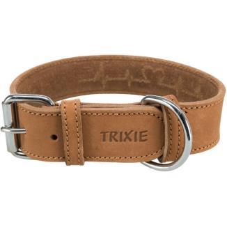 TRIXIE COLLAR CUERO RUSTIC HEAR M MARRON