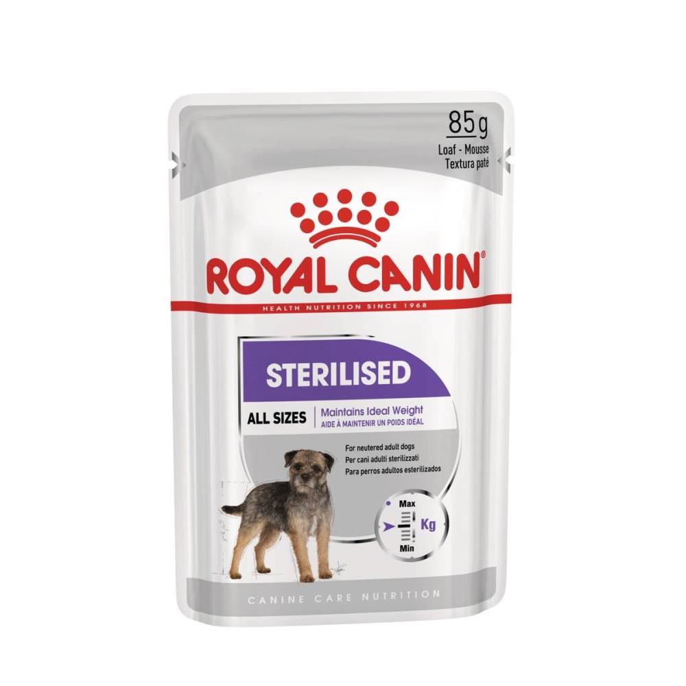 R.C. PERRO SOBRE  STERILISED  85GR