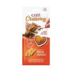 CATIT CREAMY POLLO  4 X 10GR