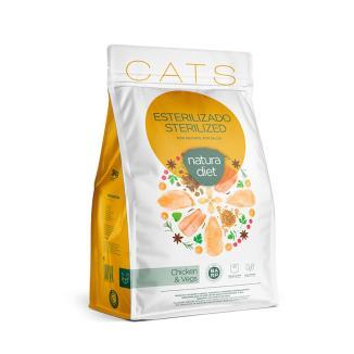 NATURA DIET CATS ESTERILIZ. POLLO 3KG