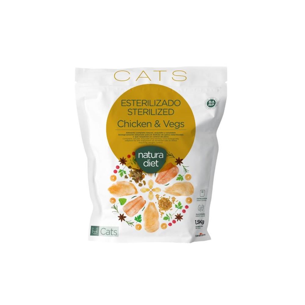 NATURA DIET CATS ESTRILIZ. POLLO 1.5KG