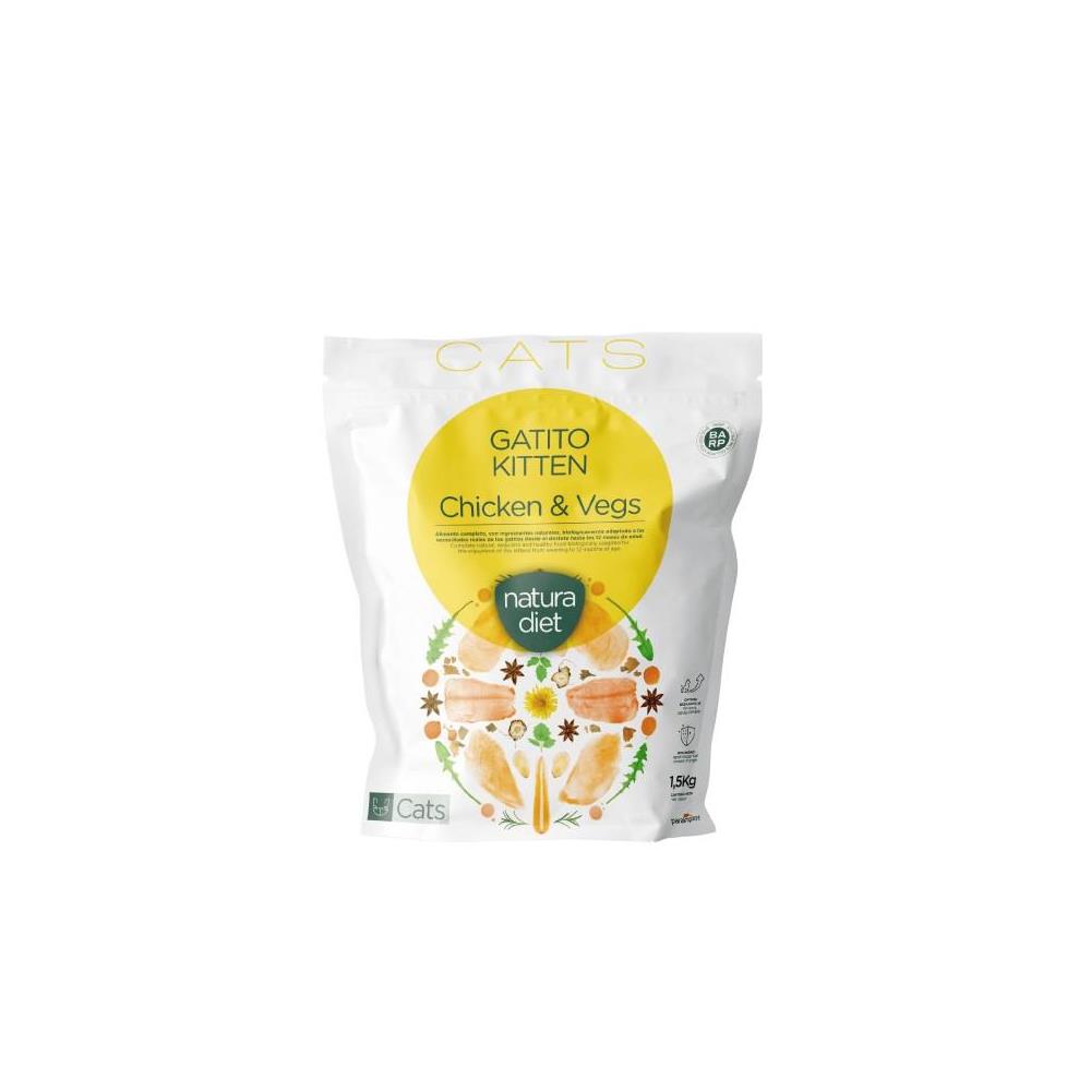 NATURA DIET CATS KITTEN POLLO 1.5KG