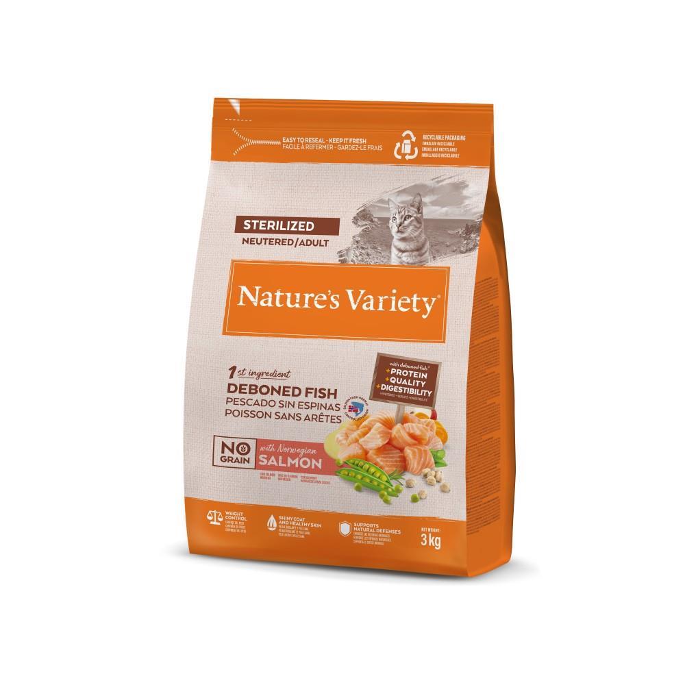 NATURE´S VARIETY H/G CAT STER SALMON 3KG