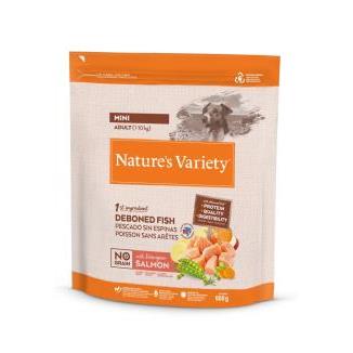 NATURE´S VARIETY ORG. MINI SALMON 600 GR