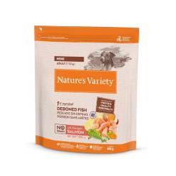 NATURE´S VARIETY ORG. MINI SALMON 600 GR
