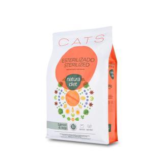 NATURA DIET CAT STERILISED SALMON 1.5KG