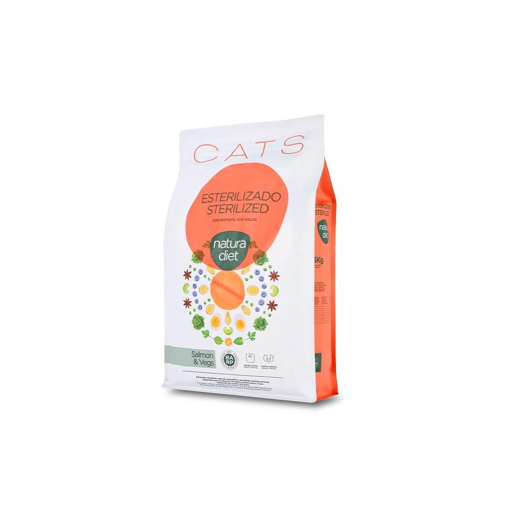 NATURA DIET CAT STERILISED SALMON 1.5KG