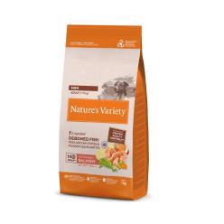 NATURE´S VARIETY DOG NO GRAIN MINI ADULT SALMON 7KG