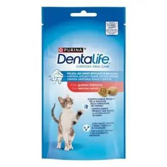 PURINA DENTALIFE GATO SNACK H. DENTAL SALMON  40GR