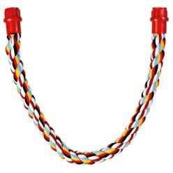 TRIXIE PERCHA CUERDA ALGODON COLORES 66CM