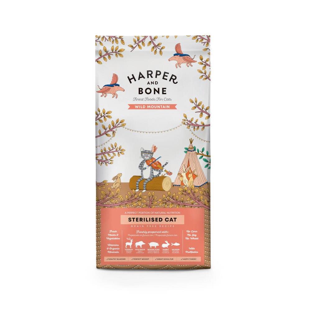 HARPER AND BONE WILD MOUNTAIN STERILISED CAT 5KG