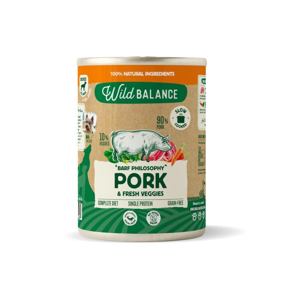 WILD BALANCE DOG BARF PHILOSOPHY PORK &VEGGIES 400GR